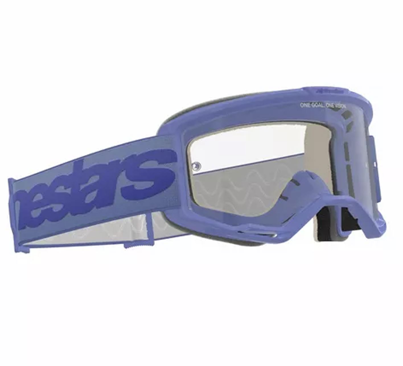 Alpinestars 2025 Goggles Vision 5 Wordmark Purple Clear